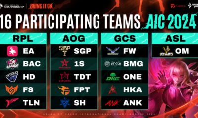 AIC 2024 - 16 PARTICIPATING TEAMS