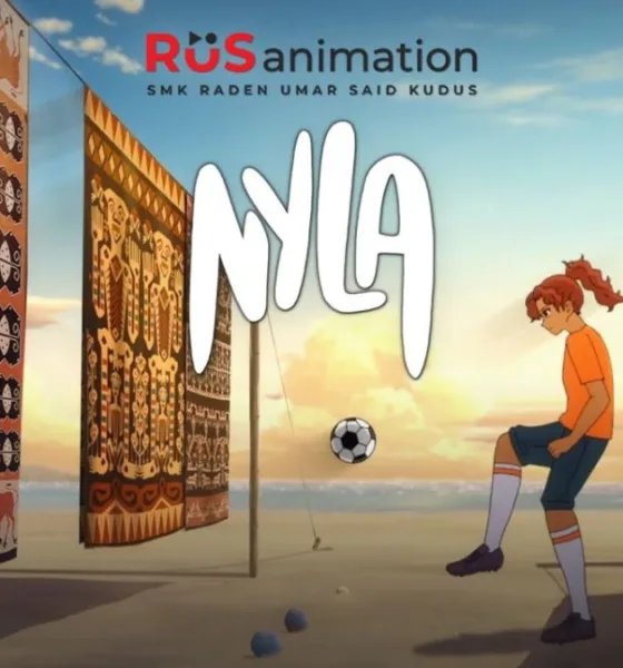 Poster Film Animasi Nyla karya siswa SMK RUS Kudus, kolaborasi dengan JKT48 dan Laleilmanino