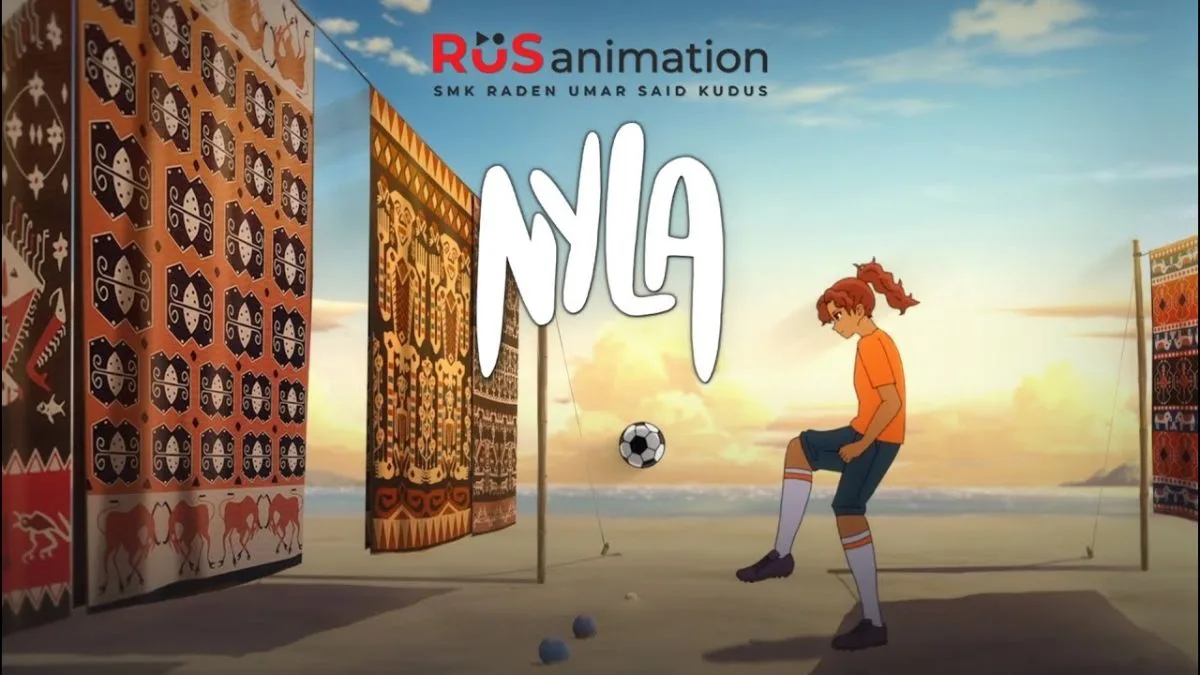 Poster Film Animasi Nyla karya siswa SMK RUS Kudus, kolaborasi dengan JKT48 dan Laleilmanino