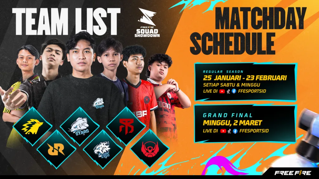 Free Fire Squad Showdown 2025: Turnamen Esports Baru Dimulai 25 Januari 36 Free Fire Squad Showdown 2025: Turnamen Esports Baru Dimulai 25 Januari