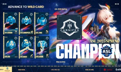 Carnifex dan Old Man’s akan menjadi dua tim asal Indonesia di babak Wild Card Arena of Valor Premier League (APL) 2025, 22–25 Mei