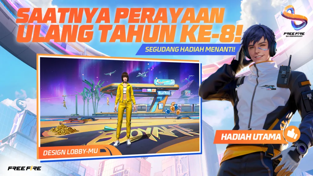 Infinity Celebration! Free Fire Rayakan Anniversary ke-8 dengan Kejutan Tak Terbatas untuk Pemain 34 Free Fire Anniversary
