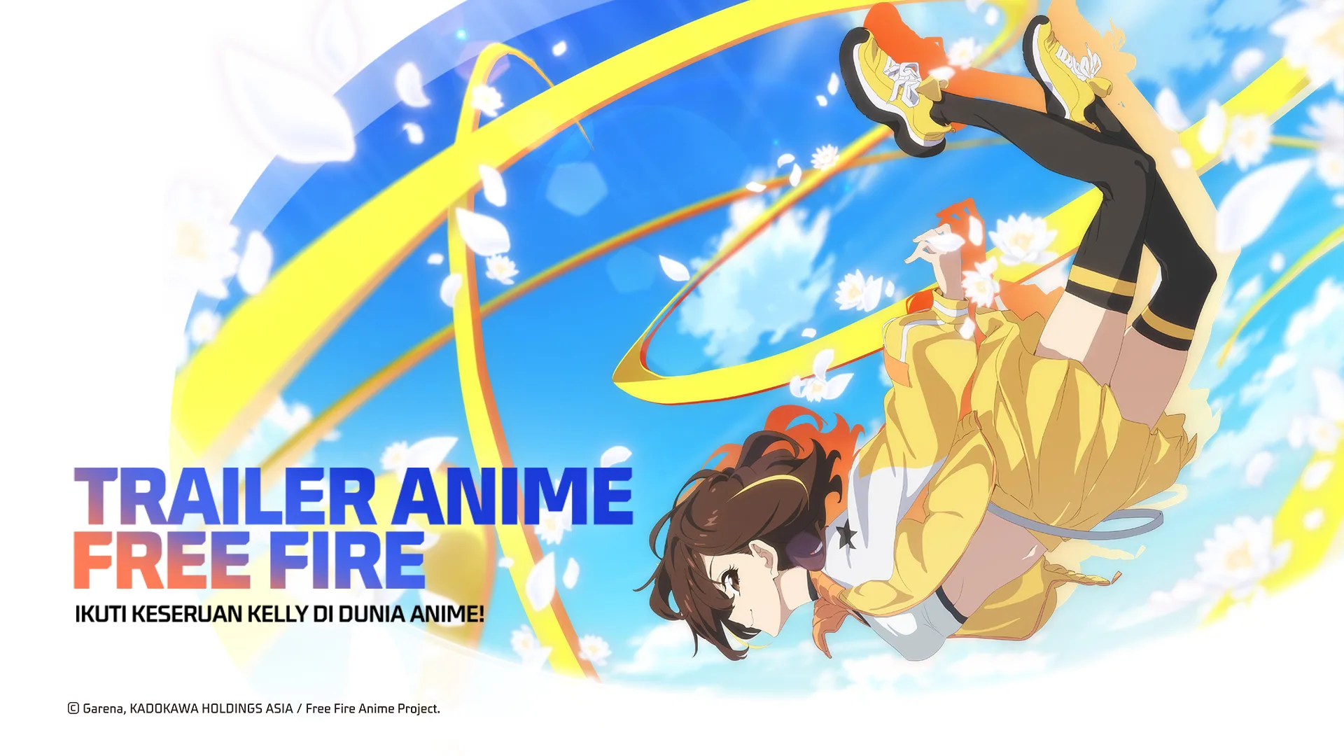 KADOKAWA Rilis Trailer Perdana Adaptasi Anime Garena Free Fire!