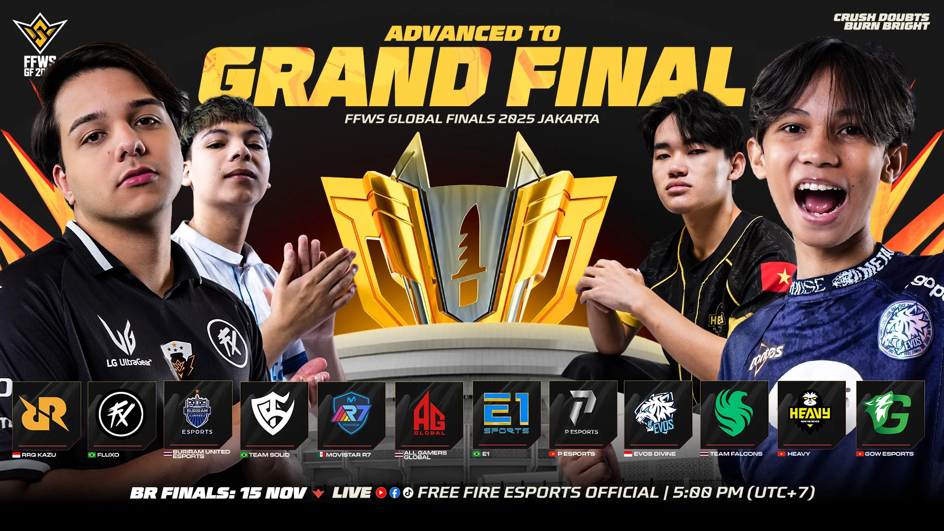 Lolosnya dua tim Indonesia (RRQ Kazu dan EVOS Divine) ke Grand Finals