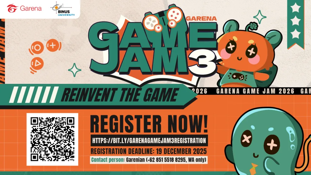 Garena Game Jam 3: Reinvent The Game Segera Hadir Februari 2026 52 Garena Game Jam 3: Reinvent The Game Segera Hadir Februari 2026