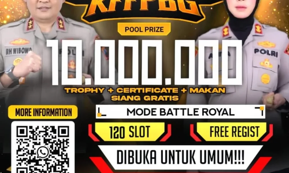 KAPOLRES CUP X KFFPBG 2026 Segera Digelar! Hadiah Total Rp10 Juta Menanti Para Juara Free Fire